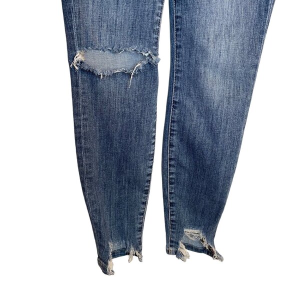 Good American Good Waist Chewed Hem Jeans, 27 - Picture 8 of 10